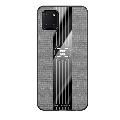 Funda Silicona Ultrafina Goma Carcasa X02L para Samsung Galaxy A81 Gris