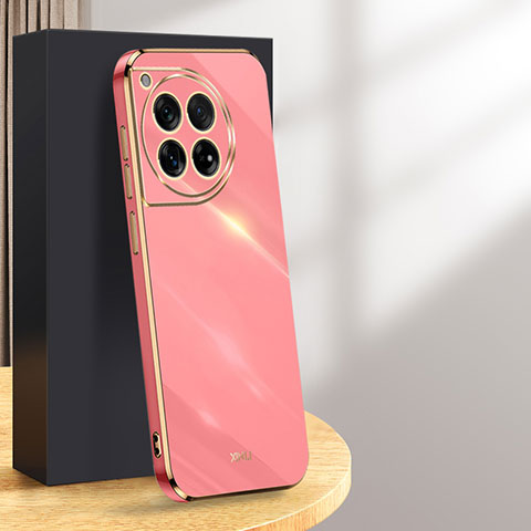 Funda Silicona Ultrafina Goma Carcasa XL1 para OnePlus Ace 3 5G Rosa Roja