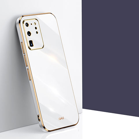 Funda Silicona Ultrafina Goma Carcasa XL1 para Samsung Galaxy S20 Ultra 5G Blanco