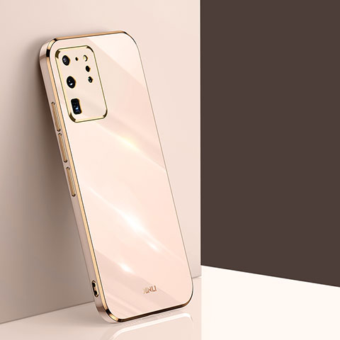 Funda Silicona Ultrafina Goma Carcasa XL1 para Samsung Galaxy S20 Ultra 5G Oro