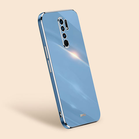 Funda Silicona Ultrafina Goma Carcasa XL1 para Xiaomi Redmi 9 Prime India Azul