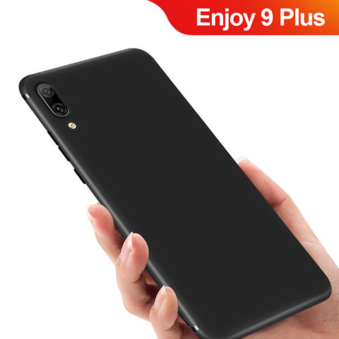 Funda Silicona Ultrafina Goma para Huawei Enjoy 9 Plus Negro