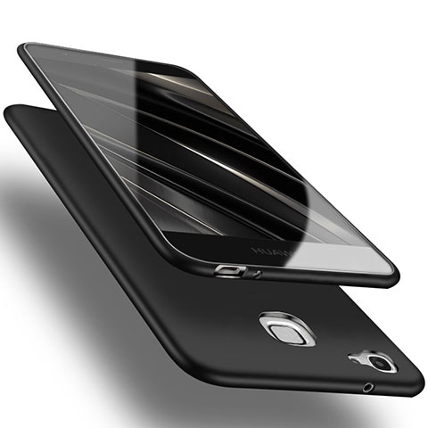 Funda Silicona Ultrafina Goma para Huawei G8 Mini Negro