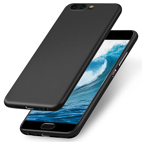 Funda Silicona Ultrafina Goma para Huawei P10 Plus Negro