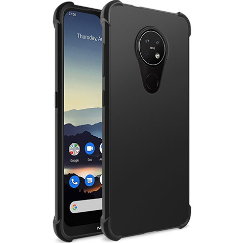 Funda Silicona Ultrafina Goma para Nokia 6.2 Negro