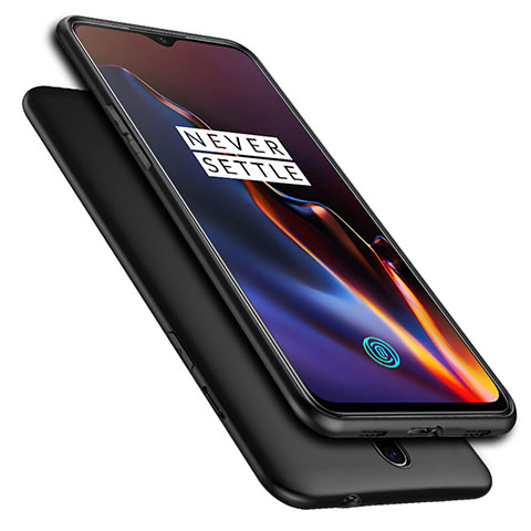 Funda Silicona Ultrafina Goma para OnePlus 7 Negro