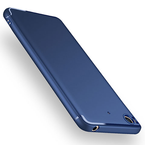 Funda Silicona Ultrafina Goma para Xiaomi Mi 5S Azul