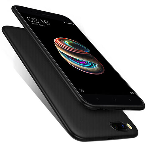 Funda Silicona Ultrafina Goma para Xiaomi Mi A1 Negro