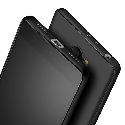Funda Silicona Ultrafina Goma para Xiaomi Redmi 4 Standard Edition Negro