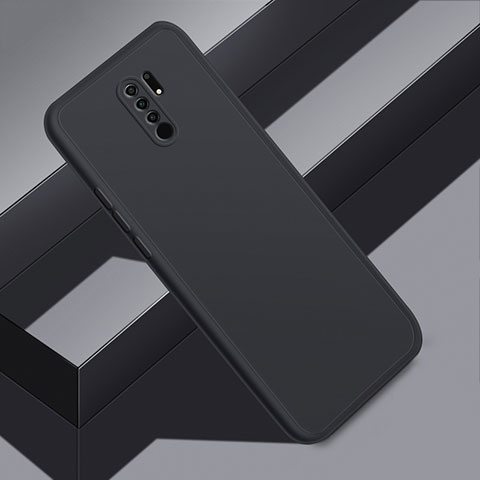 Funda Silicona Ultrafina Goma para Xiaomi Redmi 9 Negro