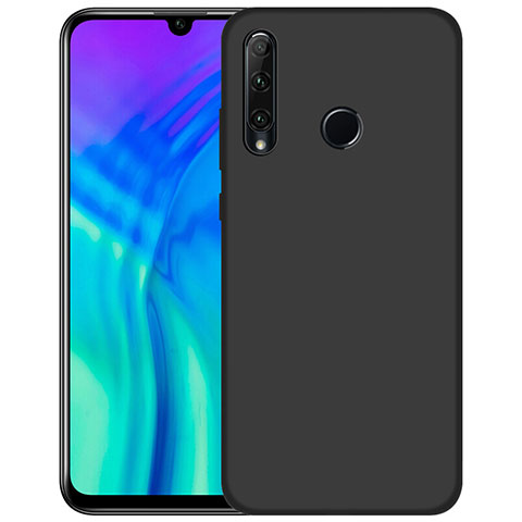 Funda Silicona Ultrafina Goma S02 para Huawei Honor 20E Negro