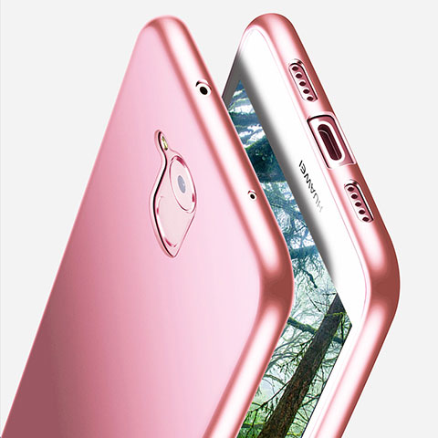 Funda Silicona Ultrafina Goma S02 para Huawei Honor 6C Rosa