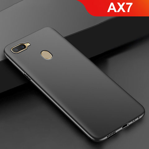 Funda Silicona Ultrafina Goma S02 para Oppo AX7 Negro