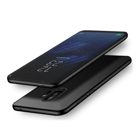 Funda Silicona Ultrafina Goma S02 para Samsung Galaxy A6 Plus Negro