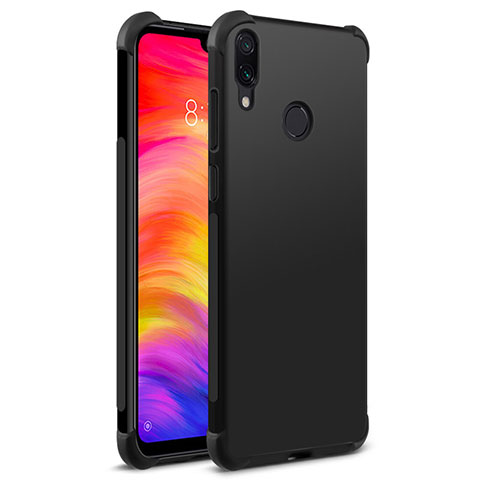 Funda Silicona Ultrafina Goma S02 para Xiaomi Redmi Note 7 Pro Negro