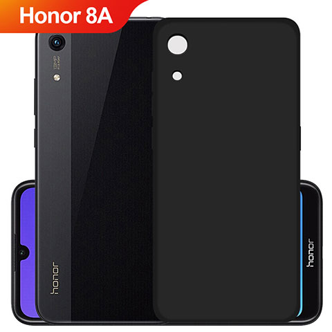 Funda Silicona Ultrafina Goma S03 para Huawei Y6 Pro (2019) Negro