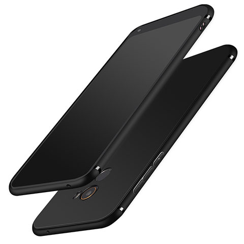 Funda Silicona Ultrafina Goma S03 para Xiaomi Mi Mix 2 Negro