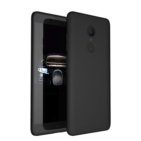 Funda Silicona Ultrafina Goma S03 para Xiaomi Redmi Note 4 Negro