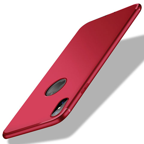 Funda Silicona Ultrafina Goma S04 para Apple iPhone Xs Max Rojo