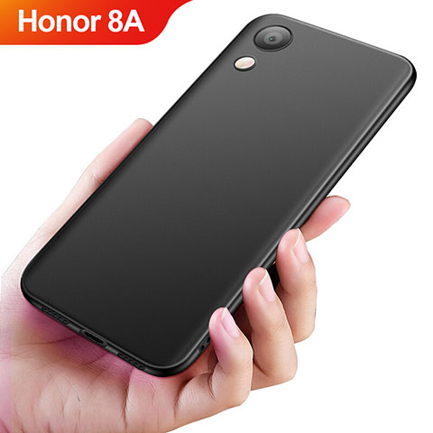 Funda Silicona Ultrafina Goma S04 para Huawei Honor 8A Negro