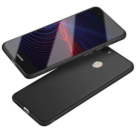 Funda Silicona Ultrafina Goma S04 para Huawei Nova Negro