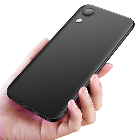 Funda Silicona Ultrafina Goma S04 para Huawei Y6 (2019) Negro