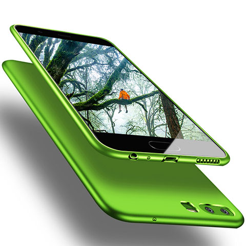 Funda Silicona Ultrafina Goma S05 para Huawei P10 Verde