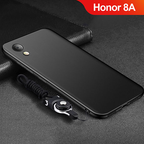 Funda Silicona Ultrafina Goma S05 para Huawei Y6 Pro (2019) Negro