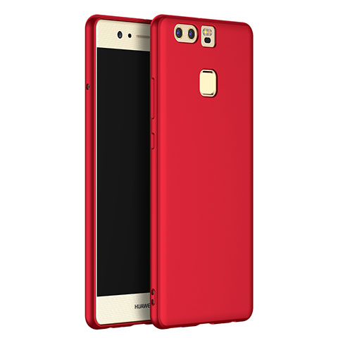 Funda Silicona Ultrafina Goma S07 para Huawei P9 Rojo