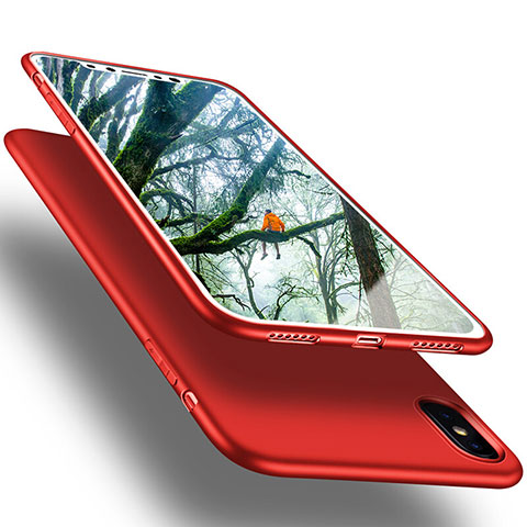 Funda Silicona Ultrafina Goma S16 para Apple iPhone Xs Max Rojo