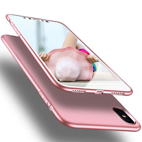 Funda Silicona Ultrafina Goma S16 para Apple iPhone Xs Max Rosa