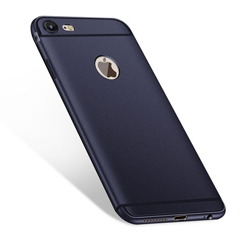 Funda Silicona Ultrafina Goma U04 para Apple iPhone 6S Plus Azul