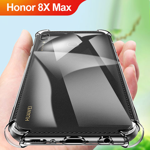 Funda Silicona Ultrafina Transparente A01 para Huawei Honor 8X Max Claro