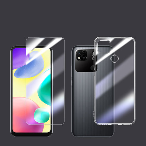 Funda Silicona Ultrafina Transparente con Protector de Pantalla para Xiaomi POCO C31 Claro