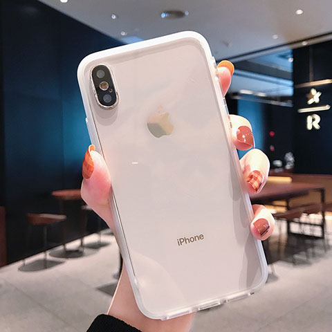 Funda Silicona Ultrafina Transparente K01 para Apple iPhone Xs Max Claro