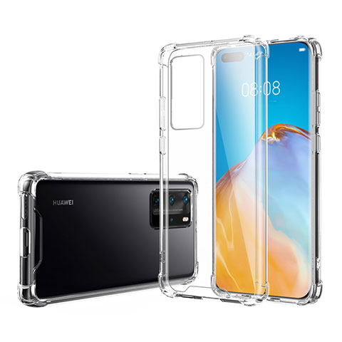 Funda Silicona Ultrafina Transparente K02 para Huawei P40 Pro Claro