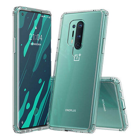 Funda Silicona Ultrafina Transparente K02 para OnePlus 8 Pro Claro