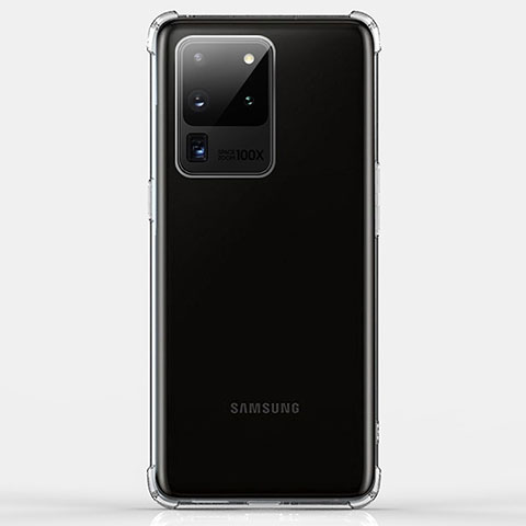 Funda Silicona Ultrafina Transparente K02 para Samsung Galaxy S20 Ultra 5G Claro