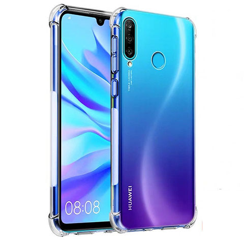 Funda Silicona Ultrafina Transparente K03 para Huawei P30 Lite Claro