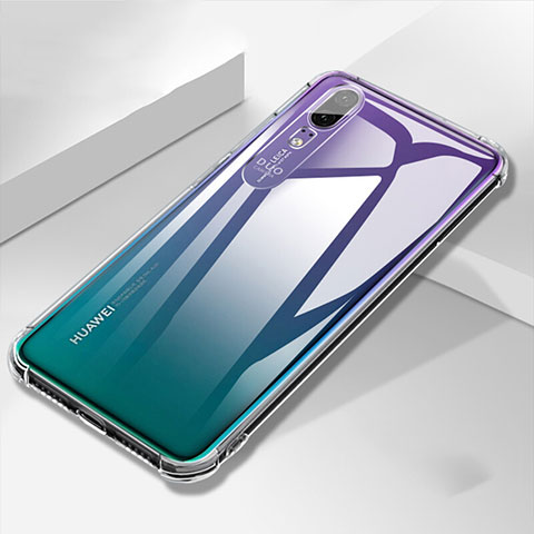 Funda Silicona Ultrafina Transparente K06 para Huawei P20 Claro