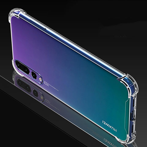 Funda Silicona Ultrafina Transparente K06 para Huawei P20 Pro Claro