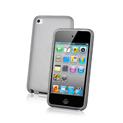 Funda Silicona Ultrafina Transparente para Apple iPod Touch 4 Verde