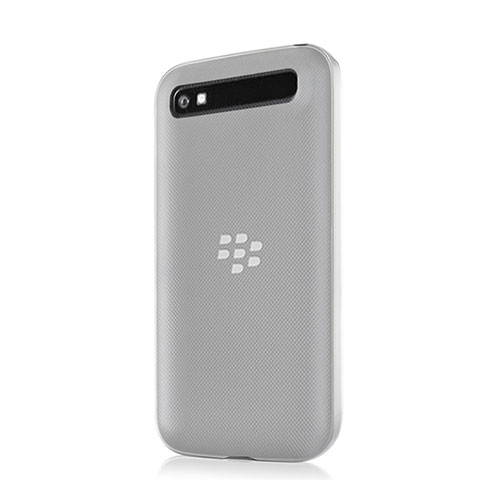 Funda Silicona Ultrafina Transparente para Blackberry Classic Q20 Blanco