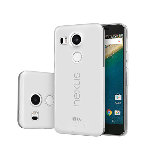 Funda Silicona Ultrafina Transparente para Google Nexus 5X Claro