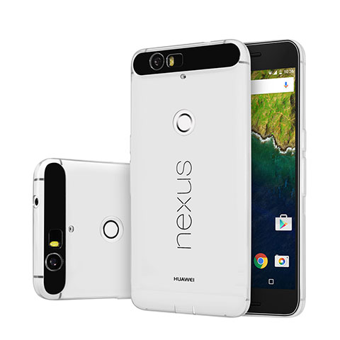 Funda Silicona Ultrafina Transparente para Google Nexus 6P Claro