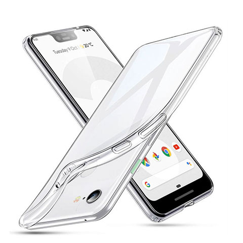 Funda Silicona Ultrafina Transparente para Google Pixel 3 XL Claro