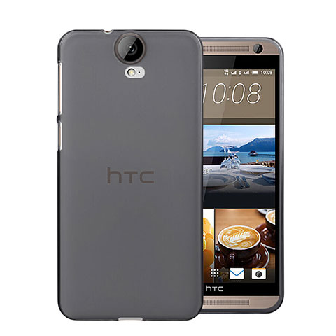 Funda Silicona Ultrafina Transparente para HTC One E9 Plus Gris