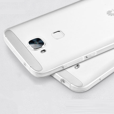 Funda Silicona Ultrafina Transparente para Huawei GX8 Blanco