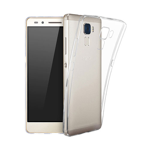 Funda Silicona Ultrafina Transparente para Huawei Honor 7 Dual SIM Claro