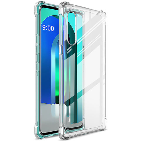 Funda Silicona Ultrafina Transparente para LG Velvet 5G Claro